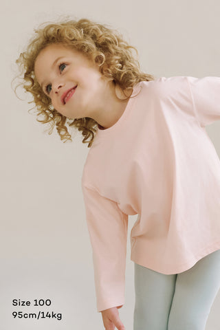 輕柔匹馬棉長袖T恤 (80-130)