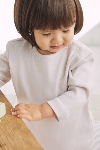 [2.4上市] 莫代爾羅紋長袖T恤