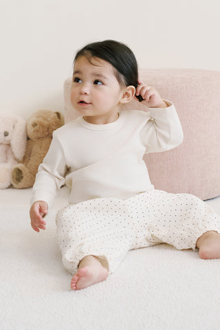 紗布棉鬆緊長褲 (70-130)