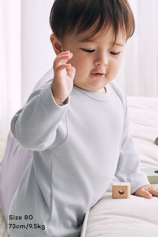 [2.4上市] 莫代爾羅紋長袖T恤