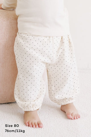 紗布棉鬆緊長褲 (70-130)