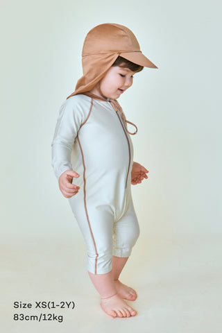 氨綸®游泳衣帽套裝連體式（1-2歲）