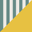 Khaki Stripe / Mustard 2p