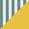 Khaki Stripe / Mustard 2p