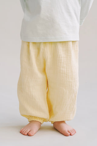 紗布棉鬆緊長褲 (70-130)