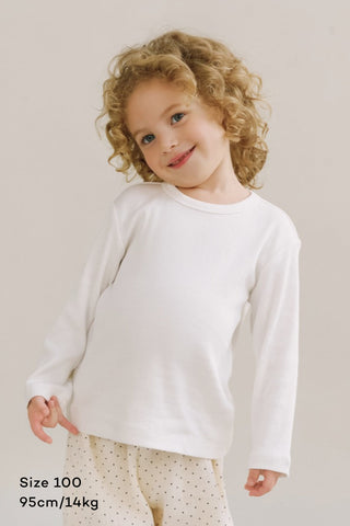 [2.4上市] 莫代爾羅紋長袖T恤