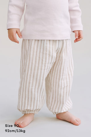 紗布棉鬆緊長褲 (70-130)