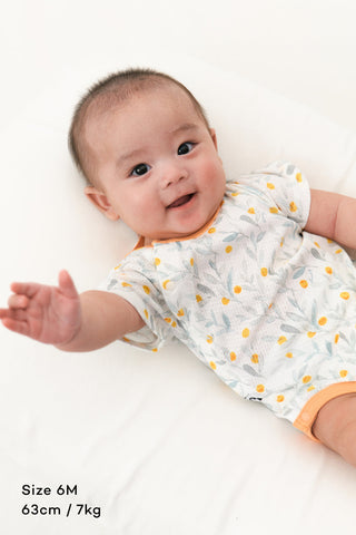 新生兒純棉網眼連體衣（0-12M）